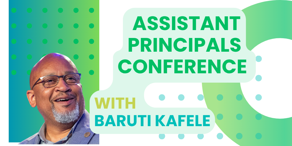 image of baruti kafele with conference title
