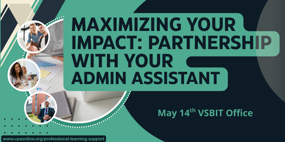 maximizing impact graphic with people working in an office